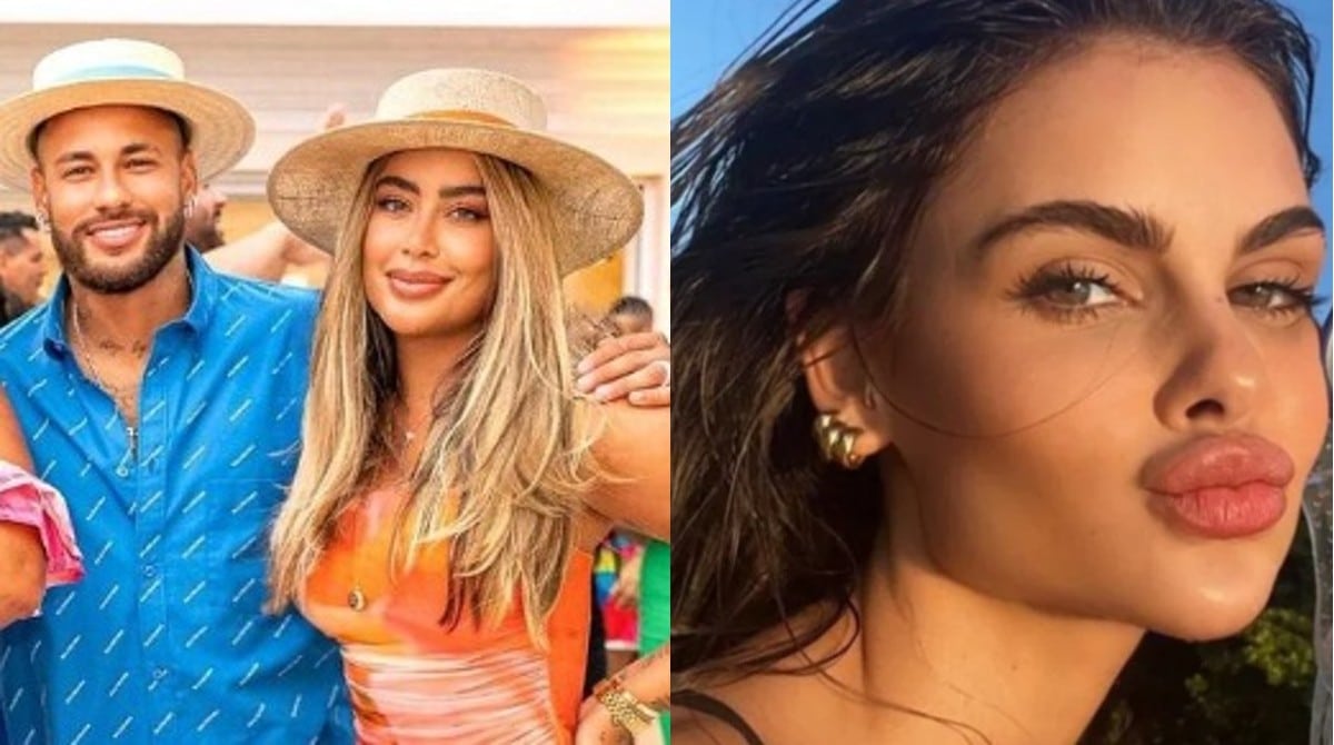 Modelo grávida de Neymar Jr comentou em foto de Rafaella Santos