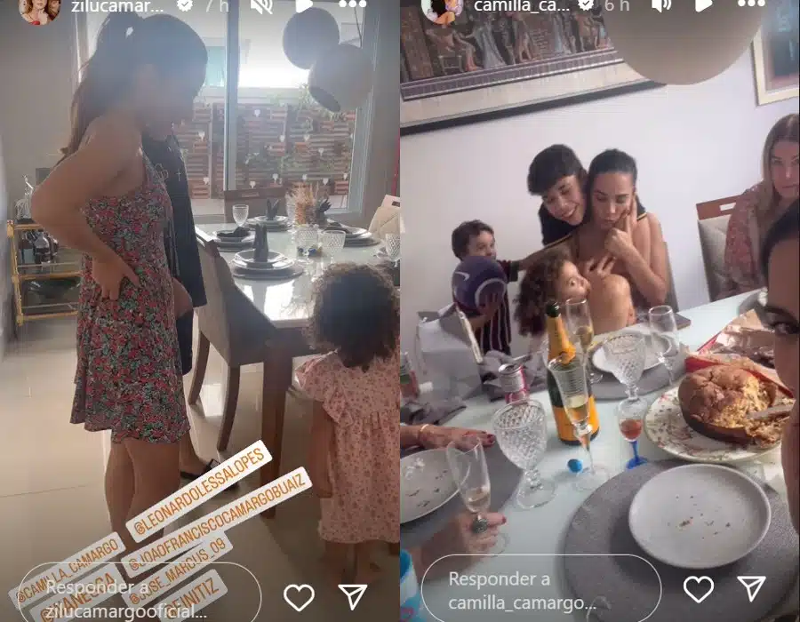 Zilu mostrou os seus netos juntos com Wanessa