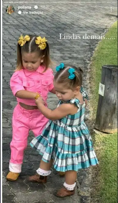 Filhas de Virgínia Fonseca posam juntinhas no aniversário da mãe e impressionam