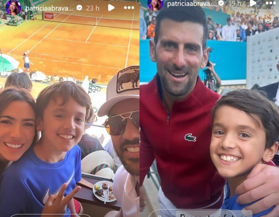 Filho de Patrícia Abravanel com Novak Djokovic