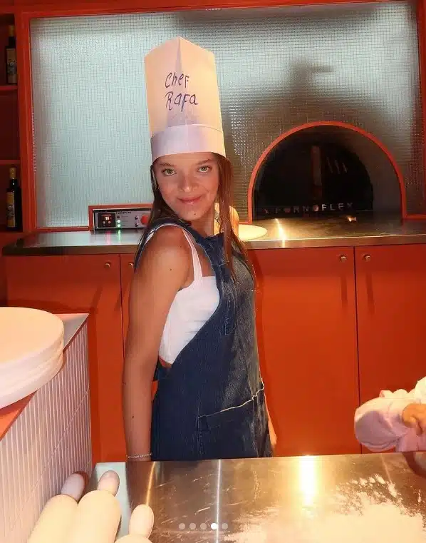 Rafaella Justus na viagem que fez em família