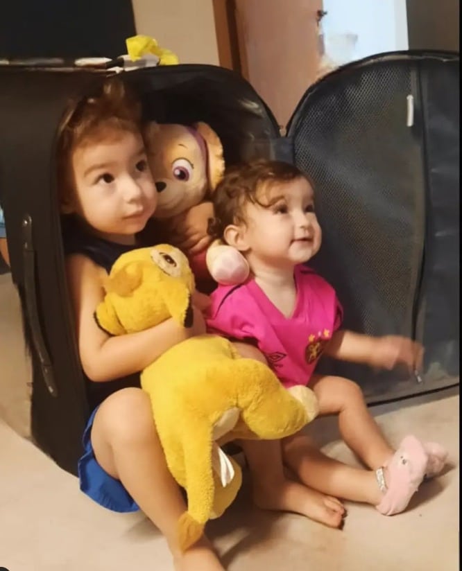 Bebês de Thaila Ayala surgem brincando com a avó 