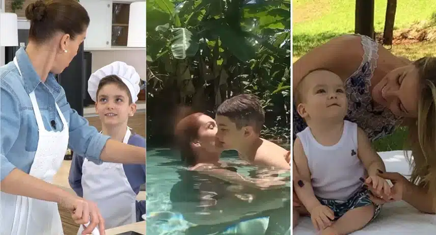 Ana Hickmann mostra vários cliques ao lado de seu filho e emociona 