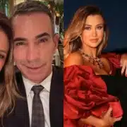 Ticiane Pinheiro posou com César Tralli e falou sobre a esposa de Roberto Justus