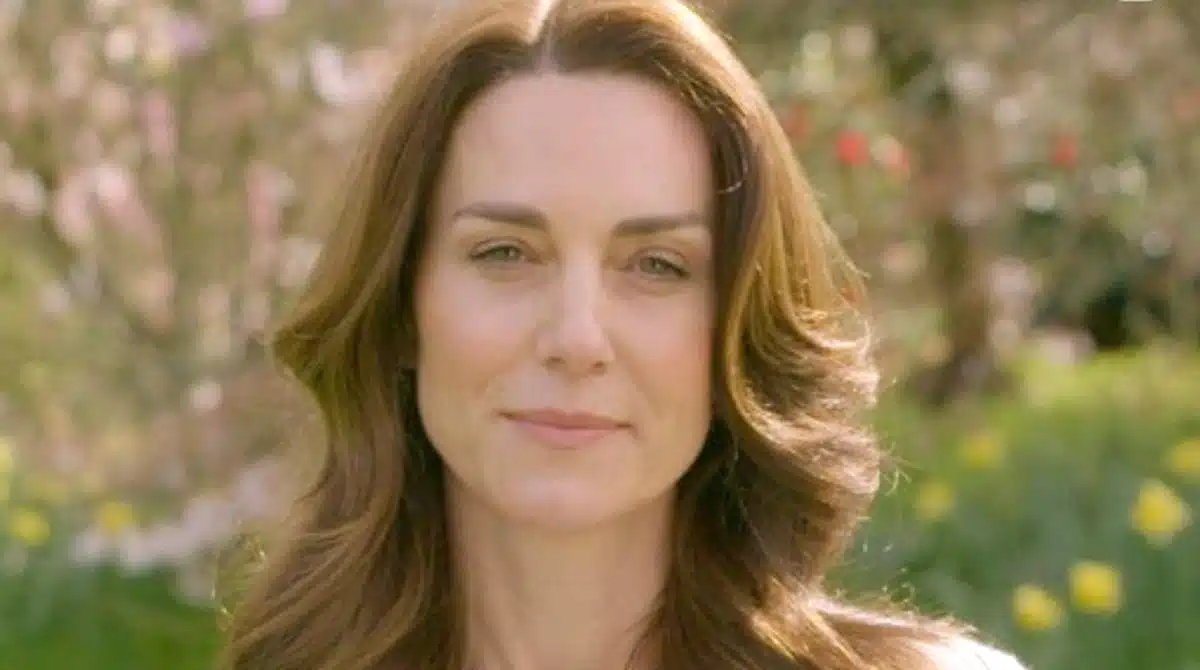 Família real mostrou uma foto inédita da princesa Kate Middleton