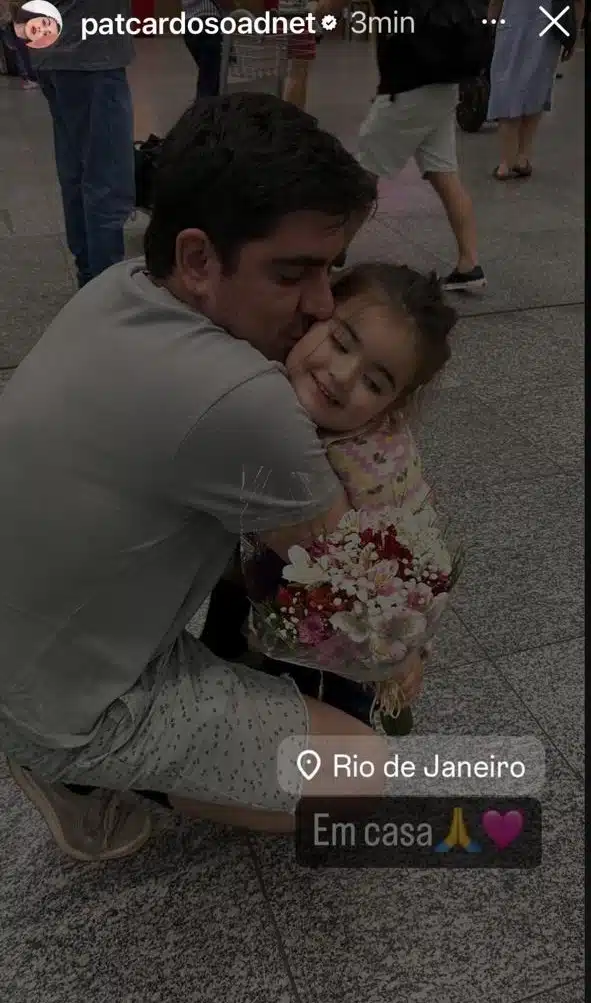 Marcelo Adnet reencontra sua única filha