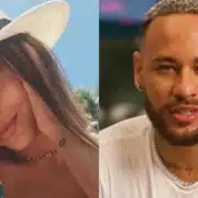 Modelo grávida de Neymar Jr exibiu o presente que ganhou