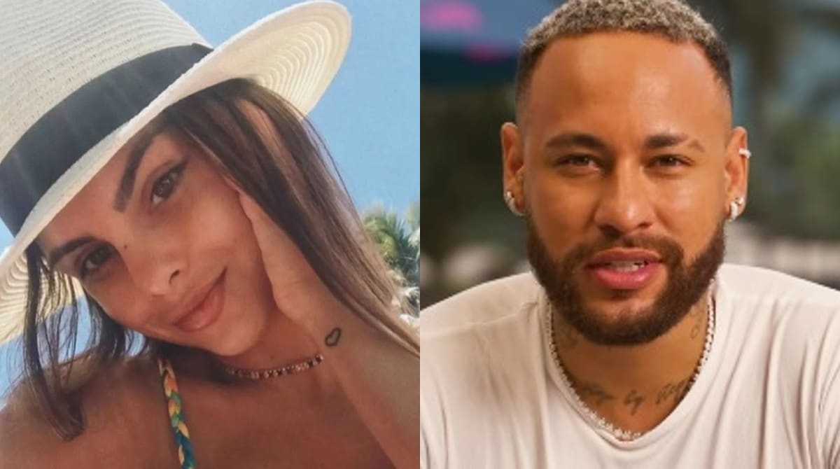 Modelo grávida de Neymar Jr exibiu o presente que ganhou