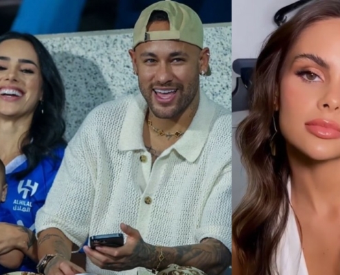 Internautas opinaram sobre filhas de Neymar Jr serem parecidas