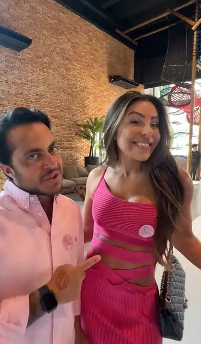 Thammy Miranda e Andressa surgem em chá revelação de Viih Tube e Eliezer