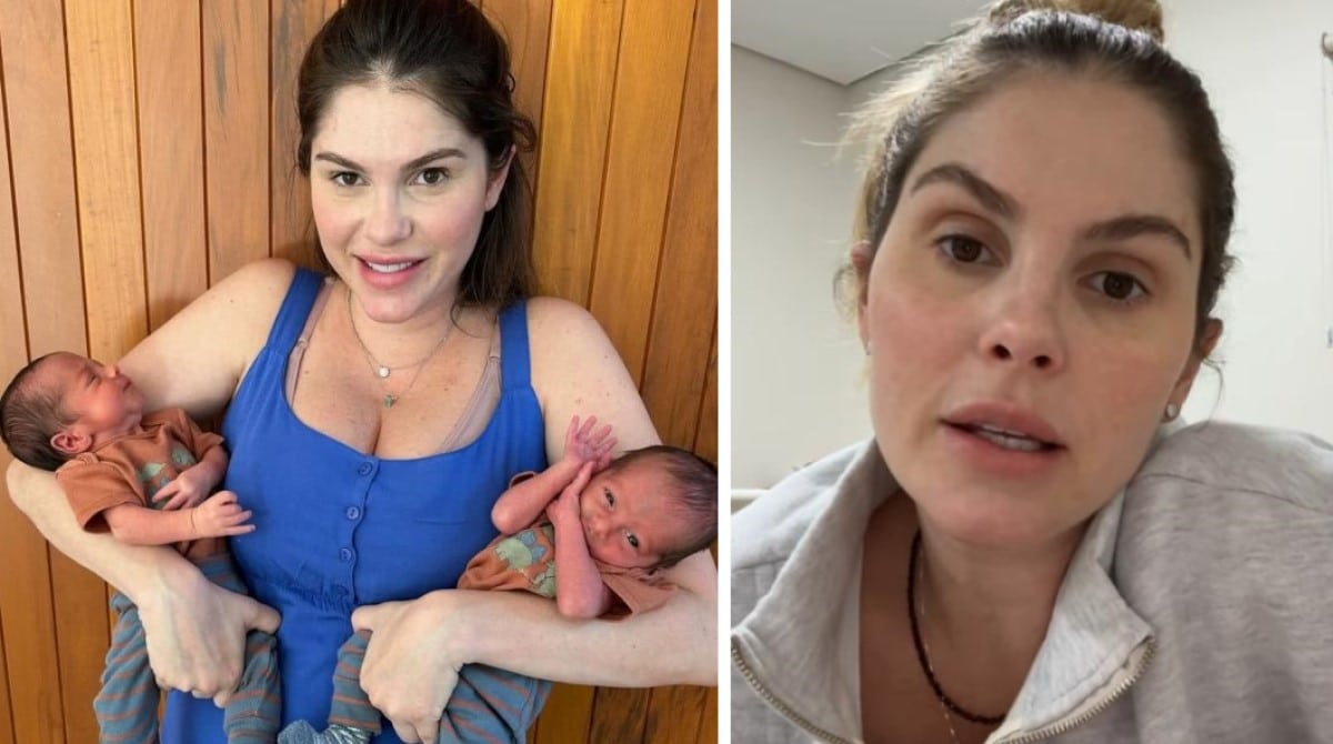 Bárbara Evans mostra seu bebê sem aparelhos para respirar