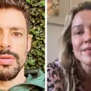 Cauã Reymond surge com a filha e Luana Piovani dá recado