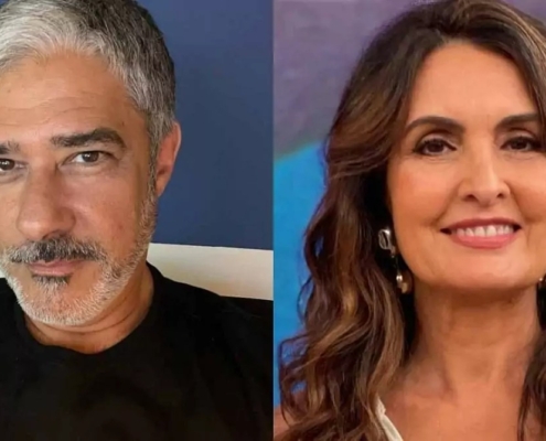 Fátima Bernardes mostra foto rara de seus filhos com Bonner