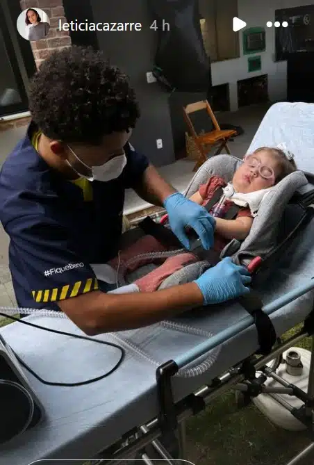 Bebê de Juliano Cazarré foi novamente ao hospital