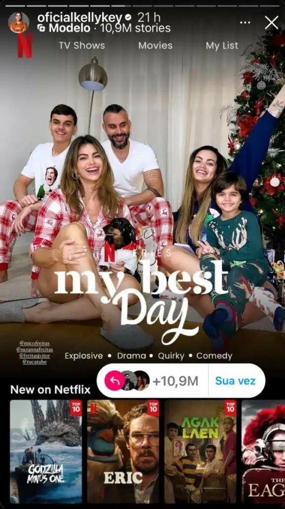 Kelly Key com seu marido e filhos, ela refletiu sobre casamento