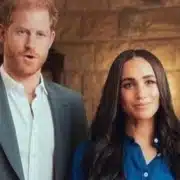 Meghan Markle e príncipe Harry exibiram o rosto de sua filha