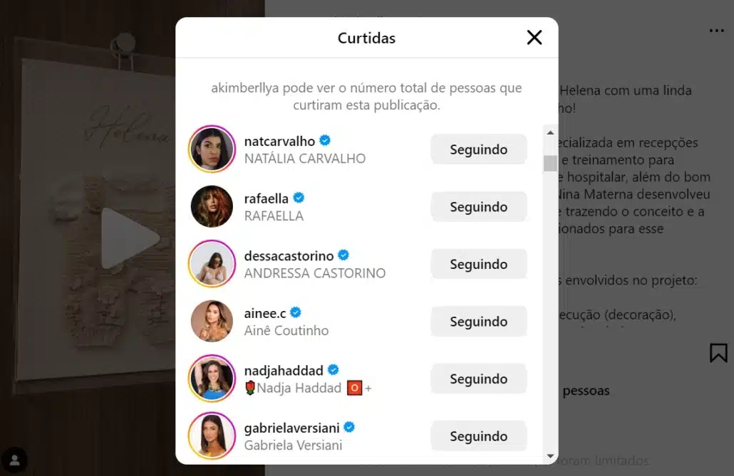 Carol Dantas não curtiu mais a postagem de Amanda Kimberlly