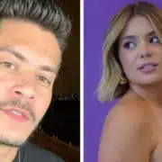 Arthur Aguiar mostra o bebê na festa de Viih Tube