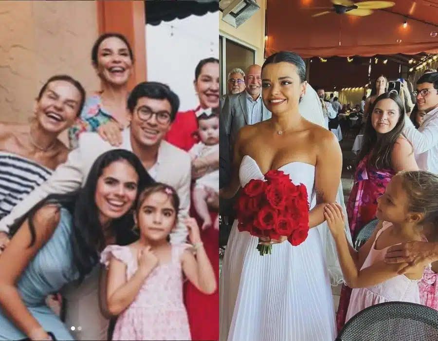 Gêmeas de Ivete Sangalo e Daniel Cady encantaram no casamento de sua prima