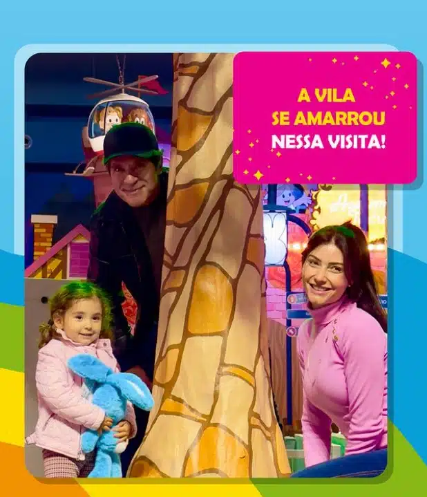 Daniel curte passeio com sua filha mais nova em Gramado