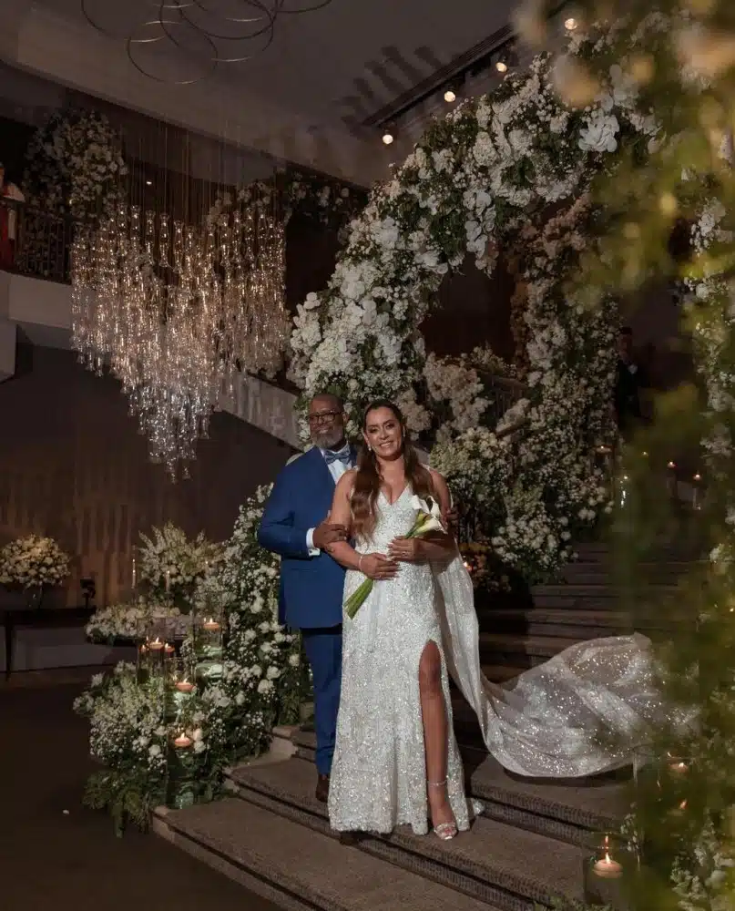 Péricles e a esposa completaram 7 anos de casados 