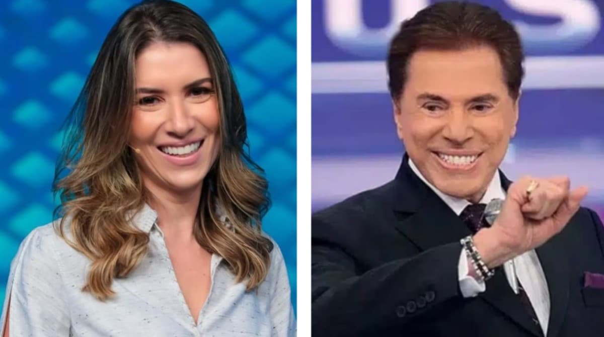 Rebeca Abravanel mostra seu bebê com o avô, Silvio
