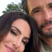 Filhas de Rodrigo Santoro encantaram em rara aparição