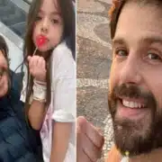 Sabrina Sato encanta ao mostrar sua filha Zoe fazendo maquiagem em Nicolas Prattes