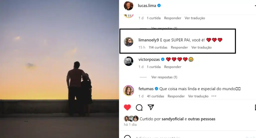 Esposa de Xororó falando sobre Lucas Lima