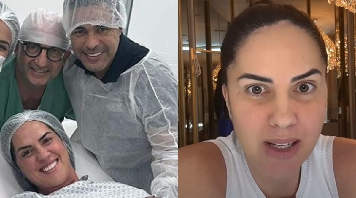 Graciele Lacerda e Zezé Di Camargo mostraram seu filho e fizeram relato