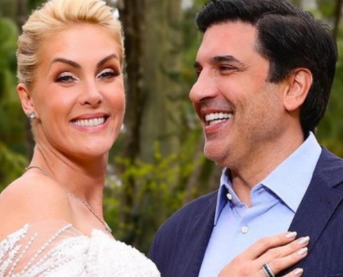 Ana Hickmann surge com seu filho e sua enteada e se declara para eles