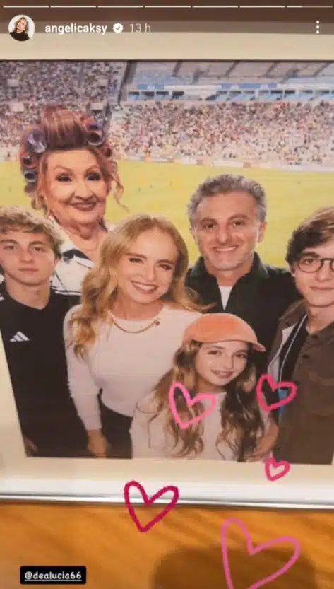 Angélica e Luciano Huck surgem com os três filhos e com a mãe de Paulo Gustavo  e impressionam 