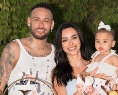 Bruna Biancardi e Neymar exibiram detalhes da festa de um ano de Mavie