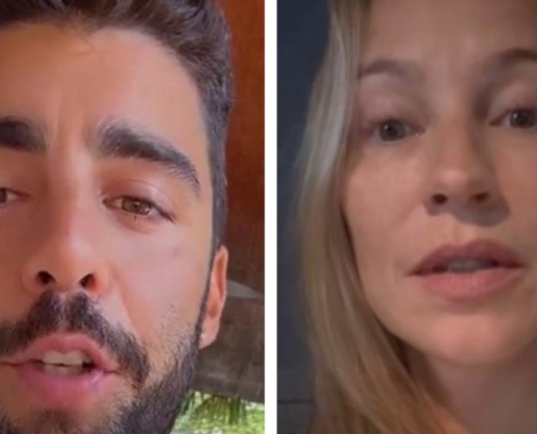 Pedro Scooby surge com o filho e Luana Piovani diz o que espera dos dois