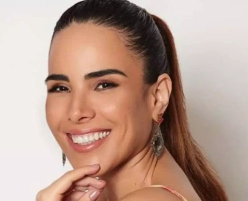 Wanessa Camargo mostra seus filhos e novo visual