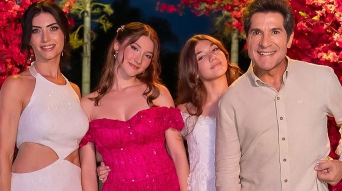 Daniel exibiu os detalhes da festa de sua filha