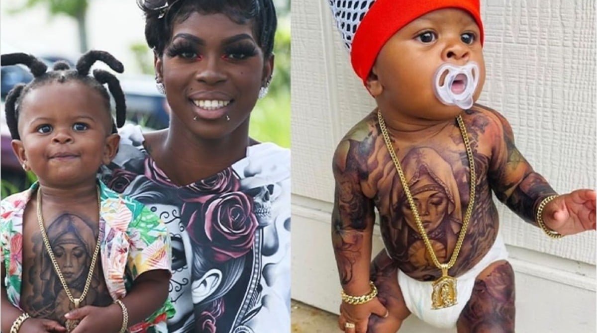 Mãe recebeu críticas pelo ensaio de fotos do seu bebê