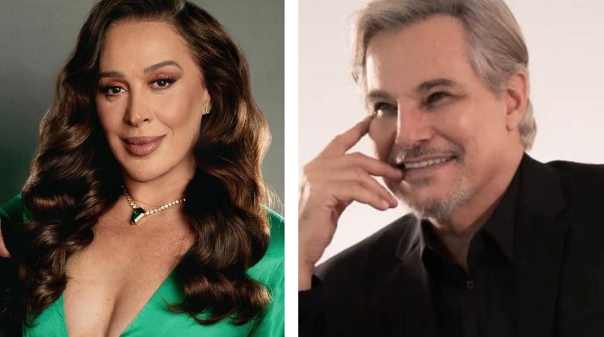 Bebês de Claudia Raia e Edson se encontram pela 1ª vez