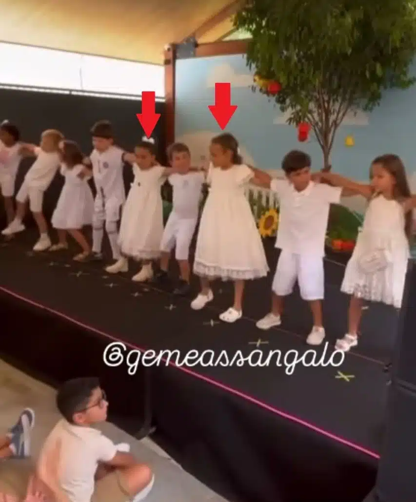 Apresentação das filhas de Daniel Cady com Ivete Sangalo