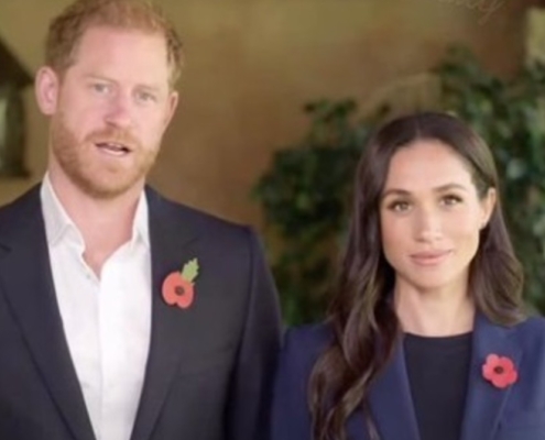 Meghan Markle apareceu em lindo chá de bebê