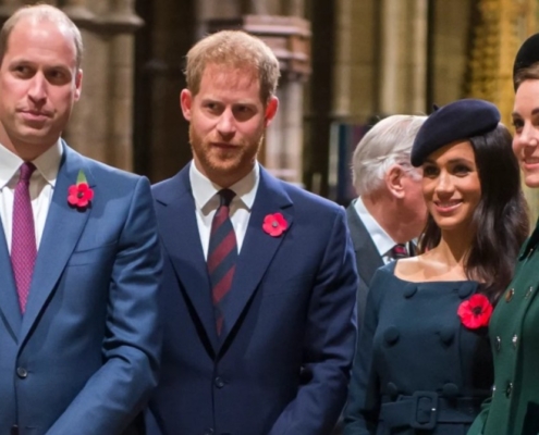 Filhas de Príncipe William e Harry surgiram com looks parecidos