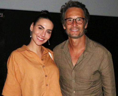 Rodrigo Santoro encantou ao exibir as filhas juntas