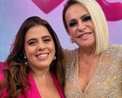 Tati Machado revelou a gravidez com Ana Maria Braga