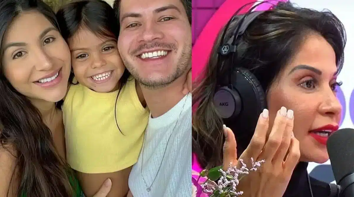 Filha de Arthur Aguiar surge com a madrasta