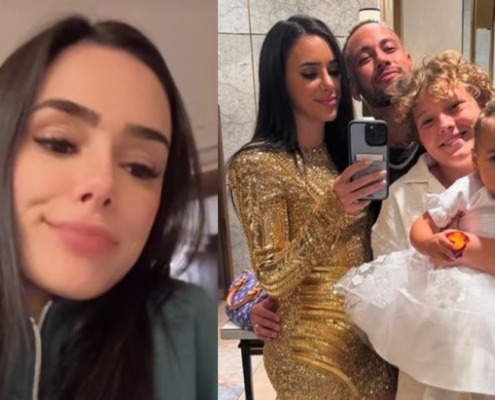 Bruna Biancardi passou susto com filhos de Neymar