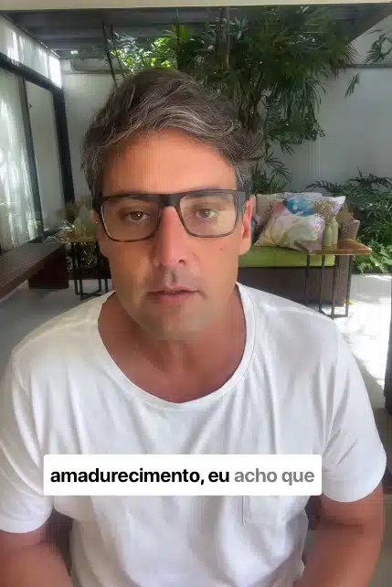 Bruno de Luca refletindo sobre o seu amadurecimento