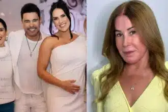 Camilla Camargo apareceu com sua irmãzinha que acabou de nascer