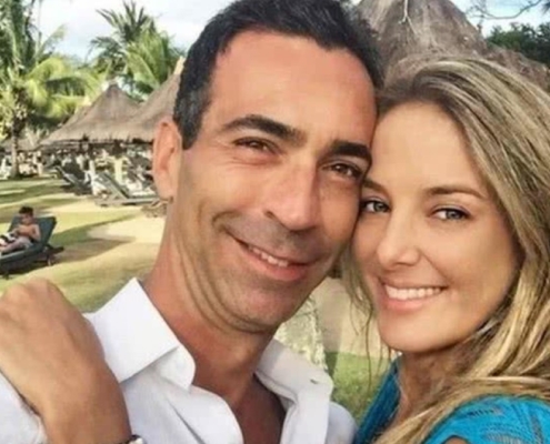 César Tralli e Tici mostram passeio no mar com a filha e encantam