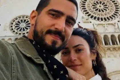 Thaila Ayala e Renato Góes exibem seus filhos lambuzados de tinta e impressionam