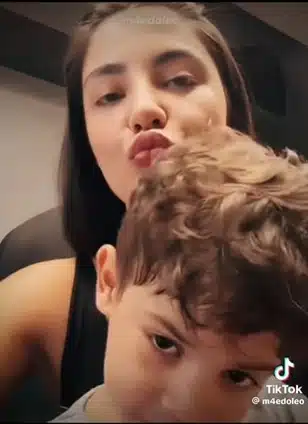 Gabriela Versiani surge com o filho de Murilo Huff e fala sobre a relação deles